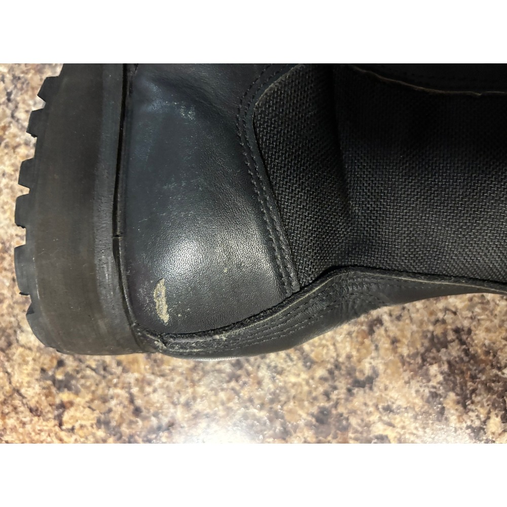 Belleville Mens Black Leather Gore-Tex Waterproof Combat Boots Vibram Size 9R - Picture 11 of 16